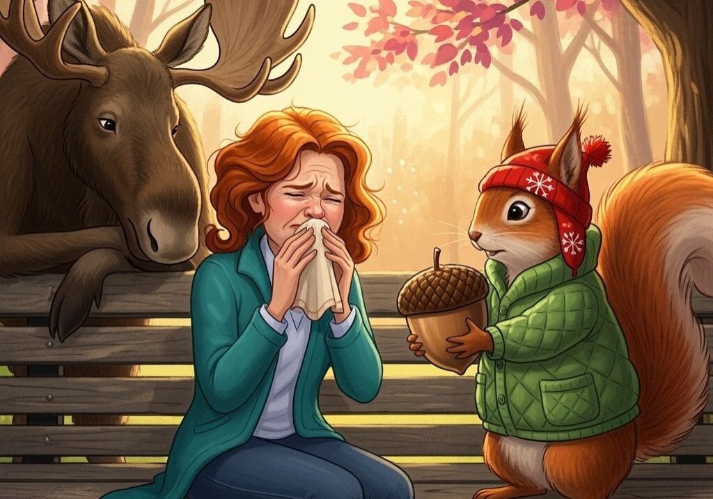 When even the wildlife feels sorry for you